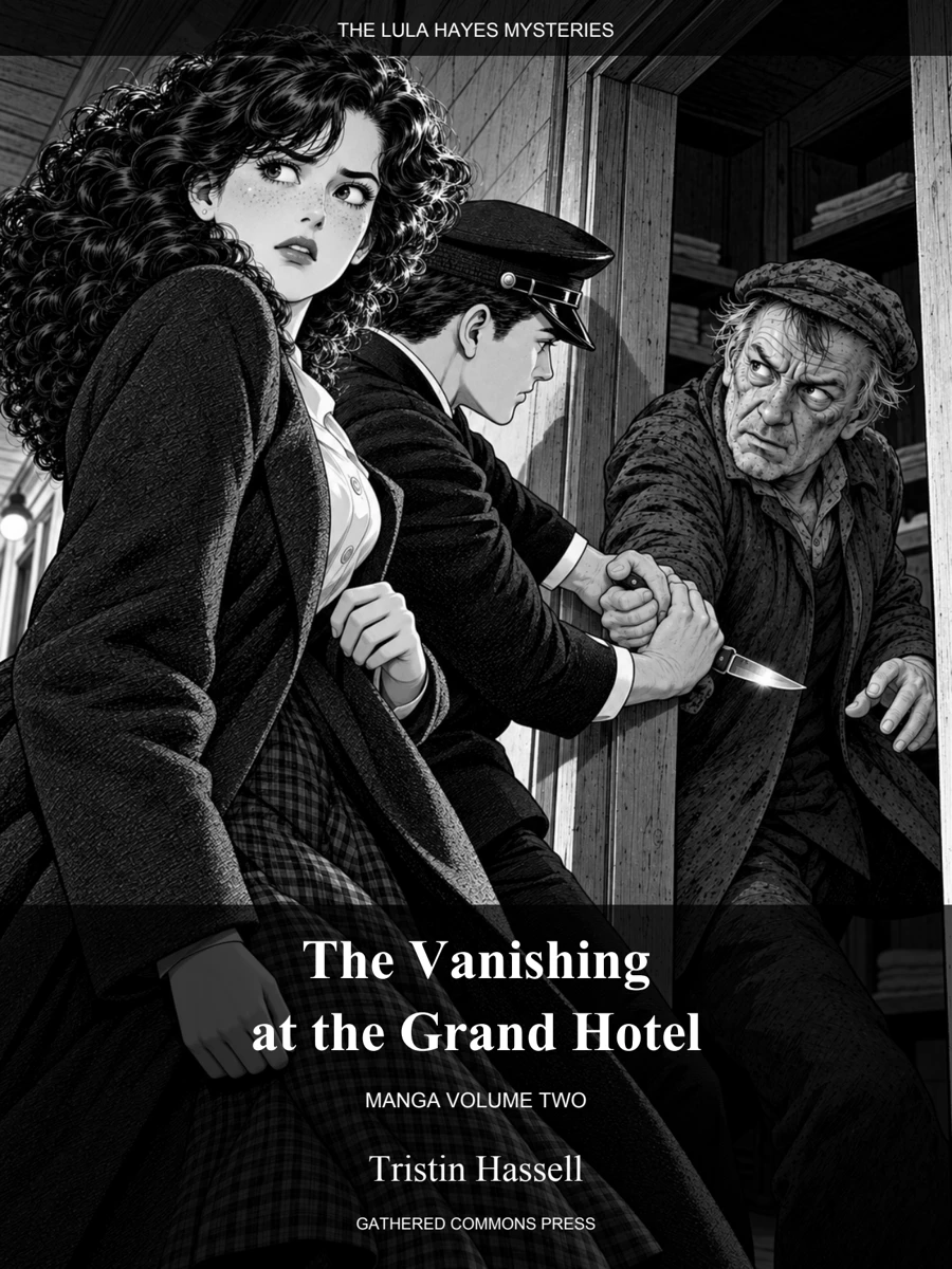 Cover of The Vanishing at the Grand Hotel, Manga Volume Two, by Tristin Hassell